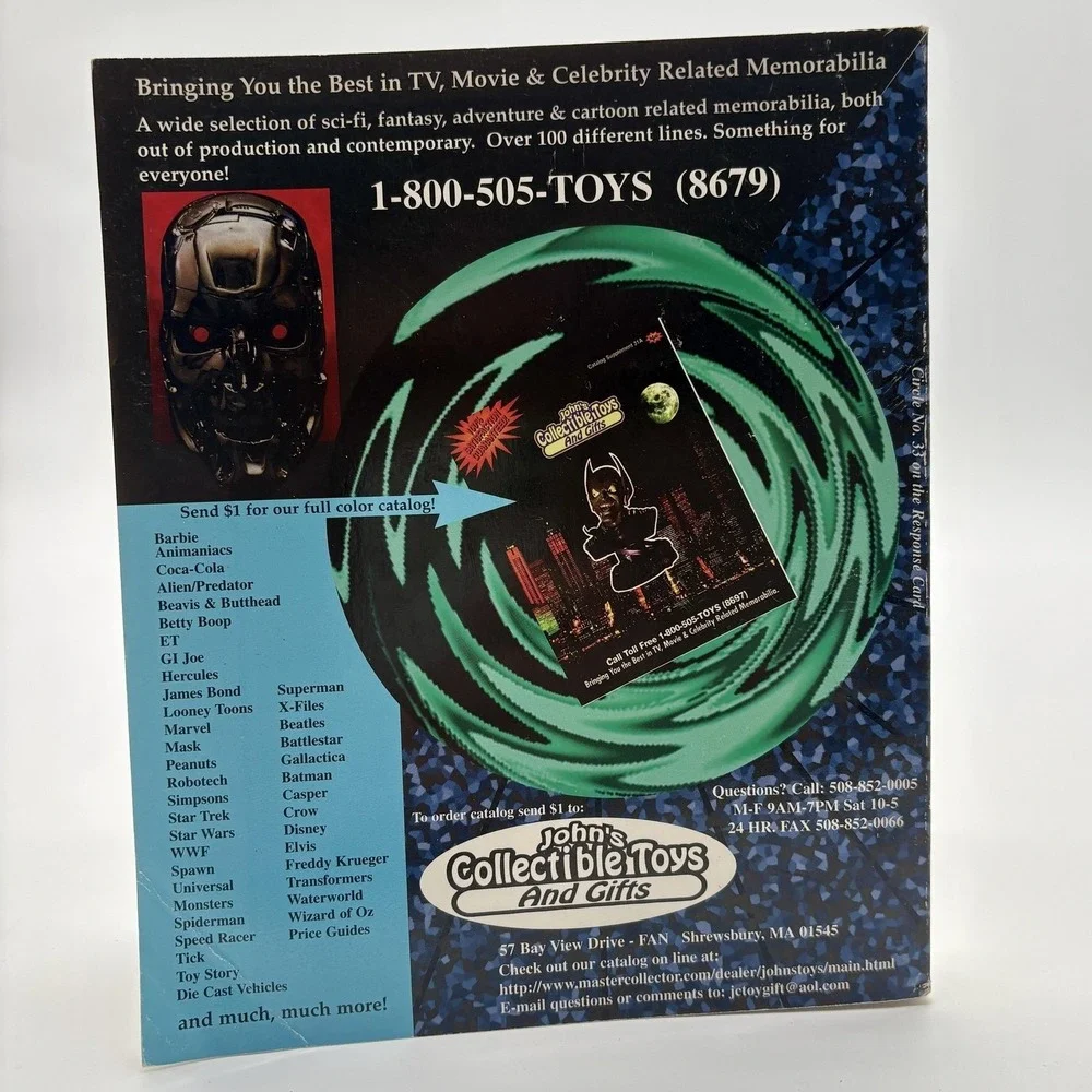 Vintage Fandom Directory 18 1998-99 Sci-Fi Fantasy TV Movie Fan Convention Guide